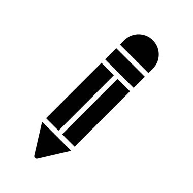 Saydam bir arkaplan üzerinde kalem vektör illüstrasyonu. Konsept ve grafik tasarımı için kaliteli semboller..  