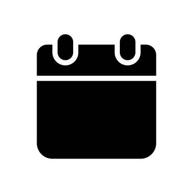 Şeffaf bir arkaplan üzerinde takvim vektör illüstrasyonu. Konsept ve grafik tasarım için mükemmel kalite sembolleri.. 