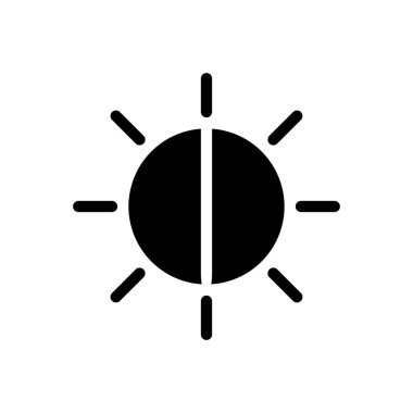 Şeffaf bir arkaplanda parlaklık vektör çizimi. Konsept ve grafik tasarımı için mükemmel kalite sembolleri.. 