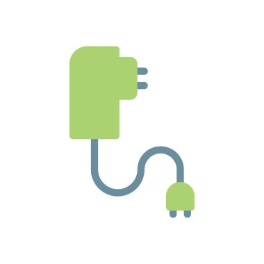 Şeffaf bir arkaplan üzerinde şarj vektör illüstrasyonu. Konsept ve grafik tasarım için premium kalite simgeleri.. 