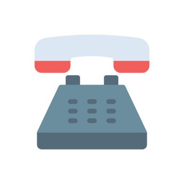 Şeffaf bir arkaplan üzerinde telefon vektör illüstrasyonu. Konsept ve grafik tasarımı için birinci sınıf kalite simgeler..