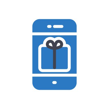  Şeffaf bir arkaplan üzerinde hediye vektör illüstrasyonu. Konsept ve grafik tasarım için özel kalite semboller.. 