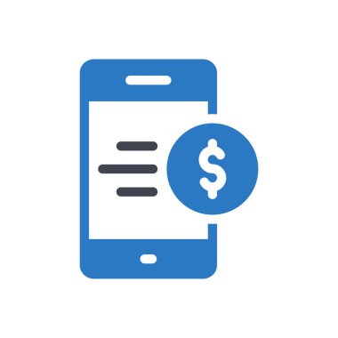 Saydam bir arkaplanda dolar vektör illüstrasyonu. Konsept ve grafik tasarım simgeleri için kaliteli semboller..