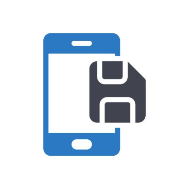 Şeffaf bir arkaplan üzerinde disket vektör çizimi. Konsept ve grafik tasarımı için özel kalite semboller.. 