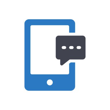 Şeffaf bir arkaplan üzerinde ileti vektör illüstrasyonu. Konsept ve grafik tasarımı için kaliteli semboller..