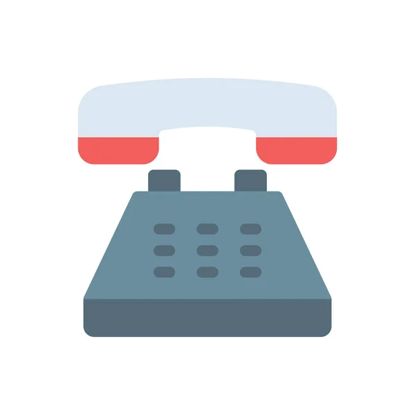 Telephone Vector Illustration Transparent Background Premium Quality Symbols Stroke Icon — Vetor de Stock