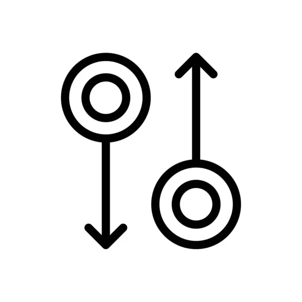 Вгору Векторні Ілюстрації Прозорому Фоні Символи Високої Якості Піктограма Лінії — стоковий вектор