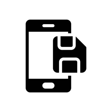 Şeffaf bir arkaplan üzerinde disket vektör çizimi. Konsept ve grafik tasarımı için özel kalite semboller.. 