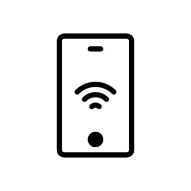 Şeffaf bir arkaplan üzerinde wifi vektör illüstrasyonu. Konsept ve grafik tasarımı için mükemmel kalite sembolleri.. 