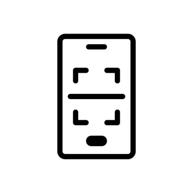 Şeffaf bir arkaplanda vektör illüstrasyonunu tara. Konsept ve grafik tasarımı için kaliteli semboller..