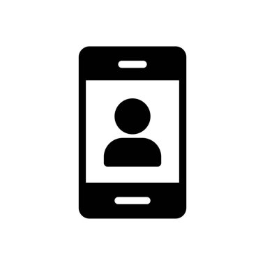 Şeffaf bir arkaplan üzerinde profil vektör çizimi. Konsept ve grafik tasarımı için kaliteli semboller..