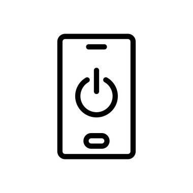 Şeffaf bir arkaplan üzerinde güç vektör çizimi. Premium kalite semboller. Konsept ve grafik tasarım için ince çizgi simgesi.