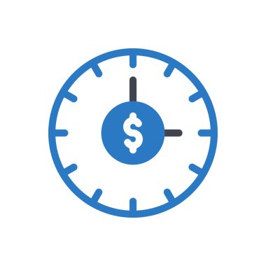money time vector illustration on a transparent background.Premium quality symbols.Glyphs icon for concept and graphic design.