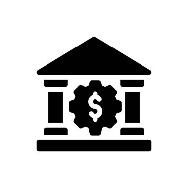 Saydam bir arkaplanda dolar vektör illüstrasyonu. Konsept ve grafik tasarım simgeleri için kaliteli semboller..