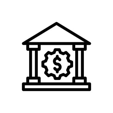 Saydam bir arkaplanda dolar vektör illüstrasyonu. Premium kalite semboller. Konsept ve grafik tasarım için ince çizgi simgesi.. 