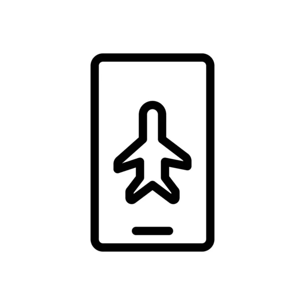 Vluchtvector Illustratie Een Transparante Achtergrond Premium Kwaliteit Symbolen Dunne Lijn — Stockvector