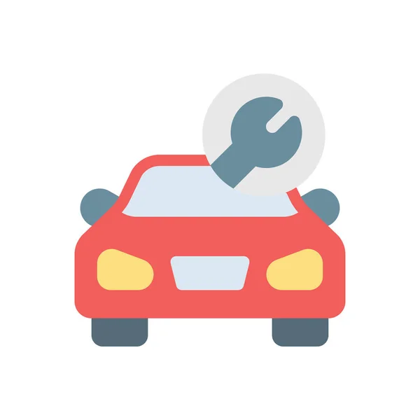 Ilustracja Wektora Samochodu Przejrzystym Tle Symbole Jakości Premium Ikona Uderzenia — Wektor stockowy