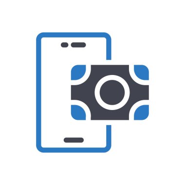 Şeffaf bir arkaplan üzerinde çevrimiçi vektör illüstrasyonu. Konsept ve grafik tasarımı için kaliteli semboller..