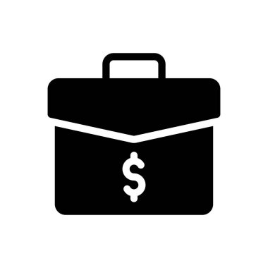 Saydam bir arkaplanda dolar vektör illüstrasyonu. Konsept ve grafik tasarım simgeleri için kaliteli semboller.. 