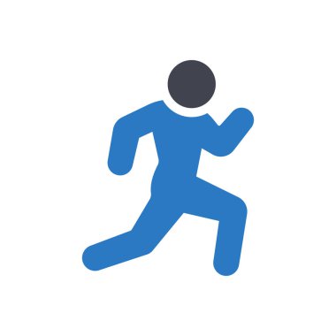 Şeffaf bir arkaplanda vektör çizimi çalıştırılıyor. Konsept ve grafik tasarım için mükemmel kalite sembolleri.. 