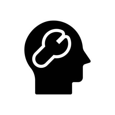 Şeffaf bir arkaplan üzerinde zihin vektör illüstrasyonu. Konsept ve grafik tasarım için mükemmel kalite sembolleri.. 