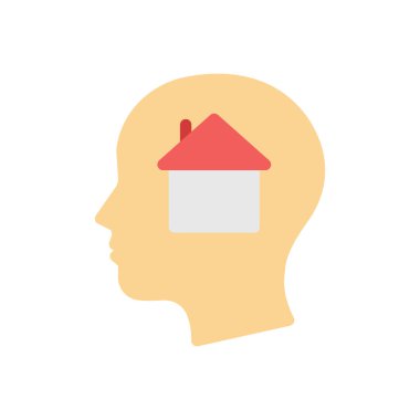 Şeffaf bir arkaplan üzerinde ev vektör illüstrasyonu. Konsept ve grafik tasarımı için birinci sınıf kalite simgeler.. 