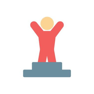 Şeffaf bir arkaplan üzerinde kazanan vektör çizimi. Konsept ve grafik tasarımı için birinci sınıf kalite simgeleri.. 