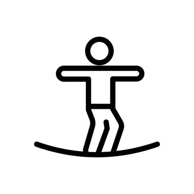 Şeffaf bir arkaplanda vektör çizimi zorluğu. Konsept ve grafik tasarım için ince çizgi simgesi.. 