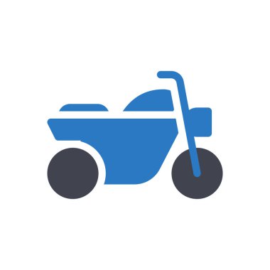 Saydam bir arkaplan üzerinde motosiklet vektör illüstrasyonu. Konsept ve grafik tasarımı için en iyi kalite semboller.. 