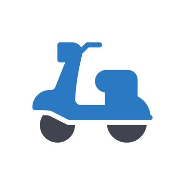 Saydam bir arkaplan üzerinde motosiklet vektör illüstrasyonu. Konsept ve grafik tasarımı için en iyi kalite semboller..