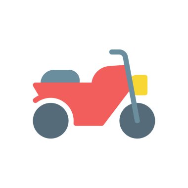 Şeffaf bir arkaplan üzerinde vespa vektör illüstrasyonu. Konsept ve grafik tasarım için prim kalite simgeleri.. 