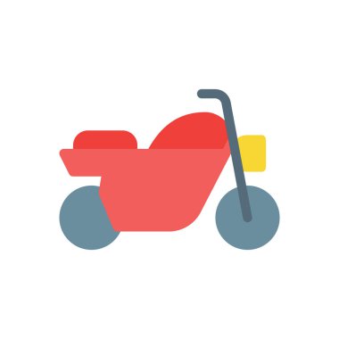 Saydam bir arkaplan üzerinde motosiklet vektör çizimi. Konsept ve grafik tasarımı için prim kalite simgeleri..