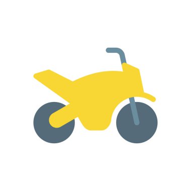 Saydam bir arkaplan üzerinde motosiklet vektör çizimi. Konsept ve grafik tasarım için birinci sınıf kalite simgeler.. 