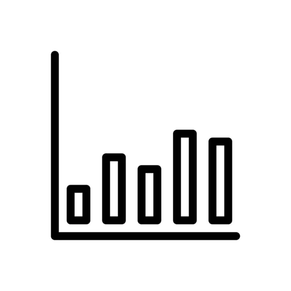 Diagram Vektor Illustration Transparent Bakgrund Premium Kvalitetssymboler Tunn Linje Ikon — Stock vektor