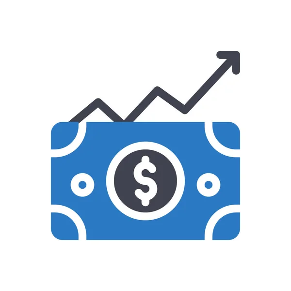 Money Vector Illustration Transparent Background Premium Quality Symbols Glyphs Icon — Stock Vector