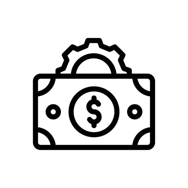 Configuração Ilustração Vetorial Fundo Transparente Símbolos Qualidade Premium Ícone Linha — Vetor de Stock