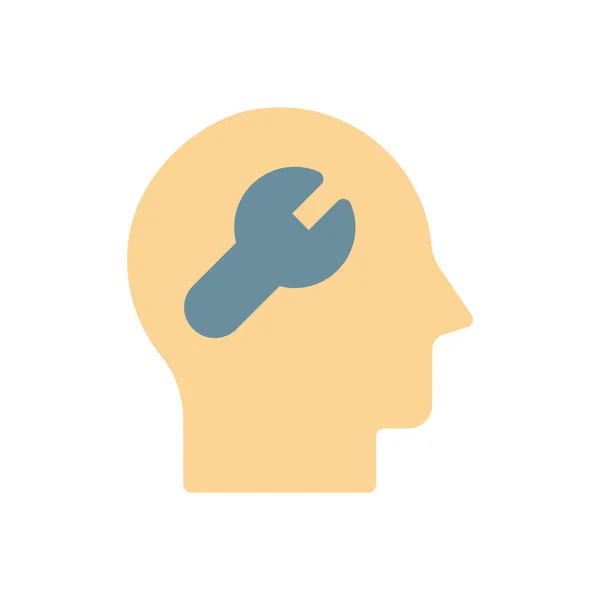 Mind Vector Illustration Auf Transparentem Hintergrund Symbole Premium Qualität Schlagsymbol — Stockvektor