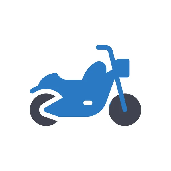 Motorrad Vektor Illustration Auf Transparentem Hintergrund Hochwertige Symbole Glyphen Symbol — Stockvektor