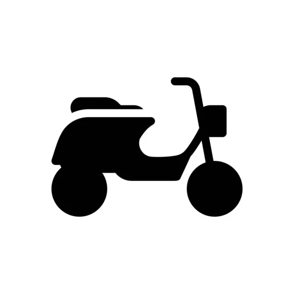 Scooter Vector Illustratie Een Transparante Achtergrond Premium Kwaliteit Symbolen Glyphs — Stockvector