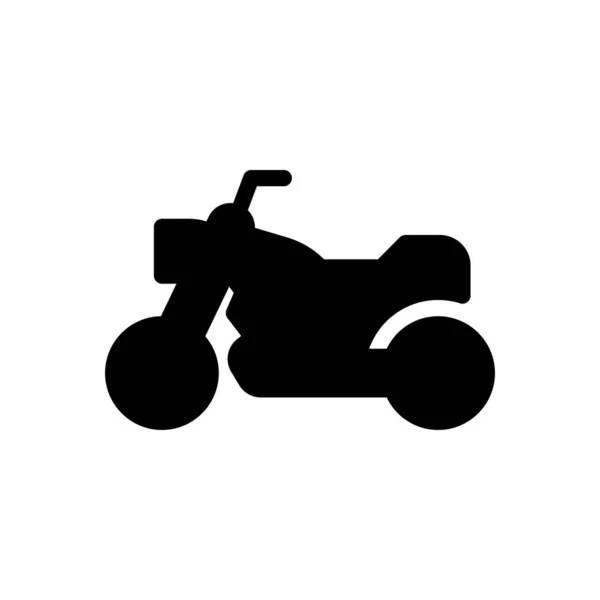 Motorbike Vector Illustration Transparent Background Premium Quality Symbols Glyphs Icon — Stok Vektör