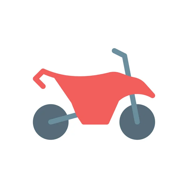 Motorcycle Vector Illustration Transparent Background Premium Quality Symbols Stroke Icon — Stock Vector