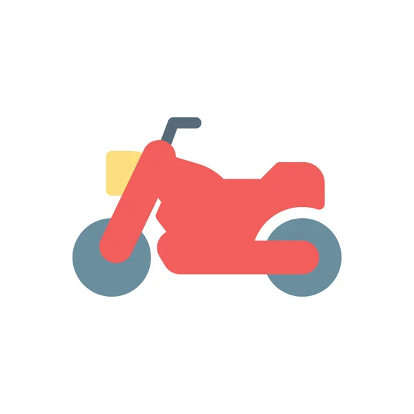 Motorbike Vector Illustration Transparent Background Premium Quality Symbols Stroke Icon — Stok Vektör