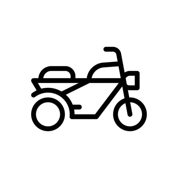 Vespa Vector Illustration Transparent Background Premium Quality Symbols Thin Line — Stockvector