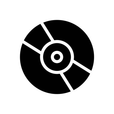 Şeffaf bir arkaplan üzerinde cd vektör illüstrasyonu. Konsept ve grafik tasarımı için mükemmel kalite sembolleri..