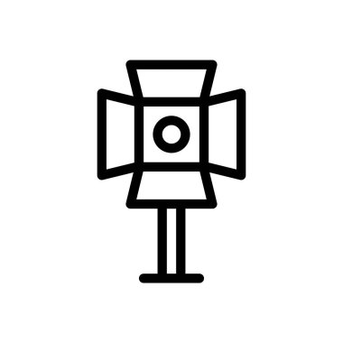 Şeffaf bir arkaplan üzerine odaklanmış vektör çizimi. Konsept ve grafik tasarımı için ince çizgi simgesi.. 