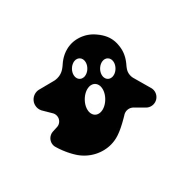 Saydam bir arkaplanda hayalet vektör illüstrasyonu. Konsept ve grafik tasarımı için mükemmel kalite semboller..