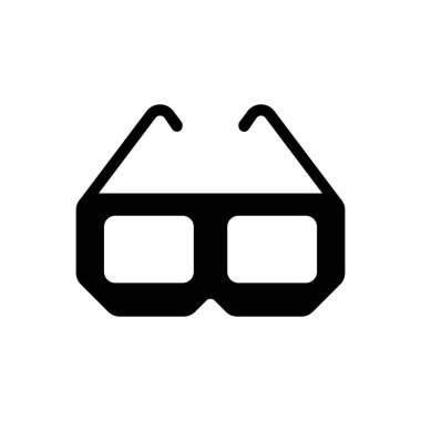 Şeffaf bir arkaplan üzerinde gözlük vektör çizimi. Konsept ve grafik tasarımı için özel kalite semboller.. 