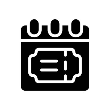 Şeffaf bir arkaplan üzerinde bilet vektör illüstrasyonu. Konsept ve grafik tasarımı için birinci sınıf kalite semboller.. 