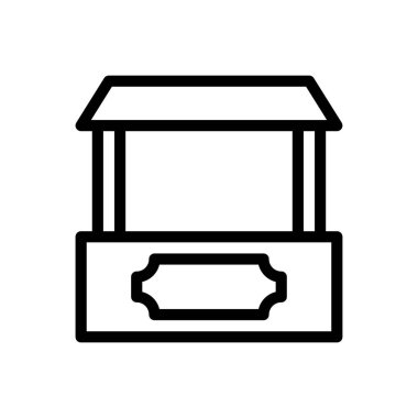 Şeffaf bir arkaplanda vektör illüstrasyonunu duraklat. Premium kalite sembolleri. Konsept ve grafik tasarım için ince çizgi simgesi. 