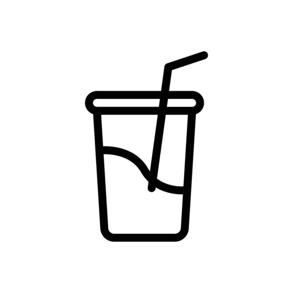 Juice Vektor Illustration Transparent Bakgrund Premium Kvalitetssymboler Tunn Linje Ikon — Stock vektor